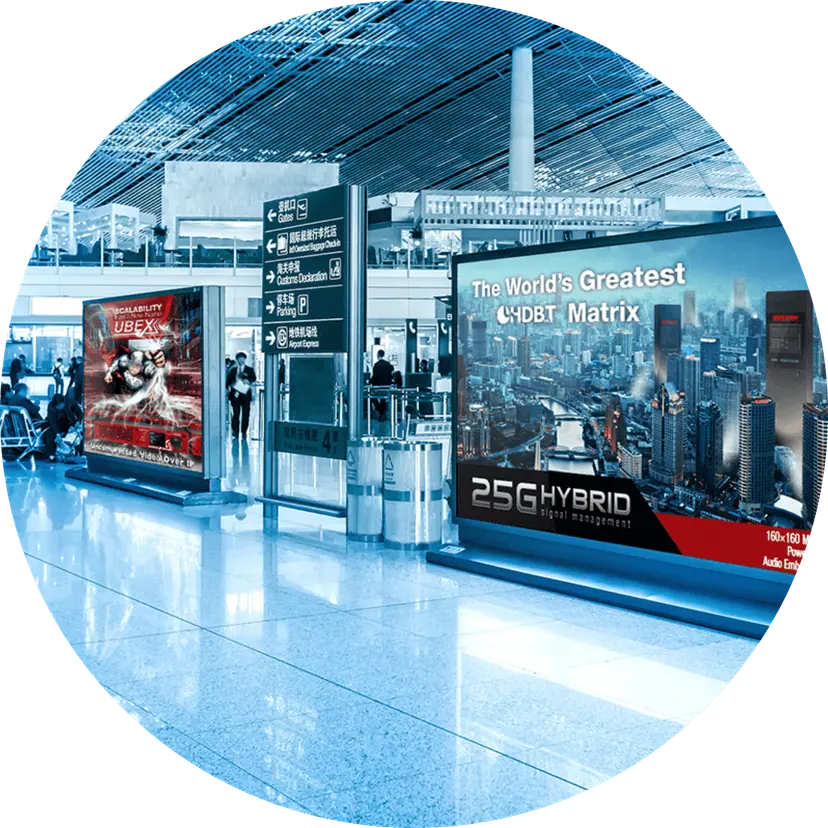 Logos Advertising digital signage and LED display in Dubai