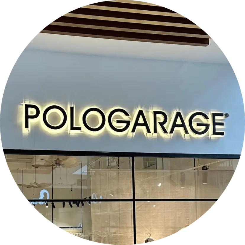 Logos Advertising outdoor signage installation in Dubai